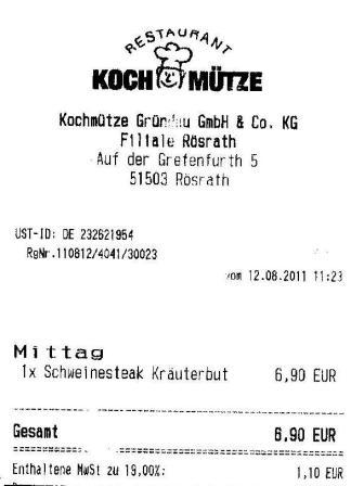 irgg Hffner Kochmtze Restaurant